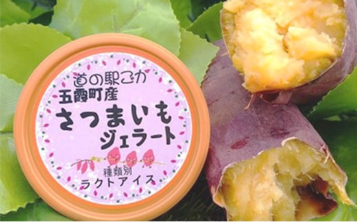 《道の駅ごか》オリジナルジェラート 6個セット1(さつま芋・米・レモン)／ ジェラート アイス さつまいも 紅はるか 米 コシヒカリ レモン はちみつ シャーベット セット 道の駅ごか 茨城県 五霞町 五霞町産