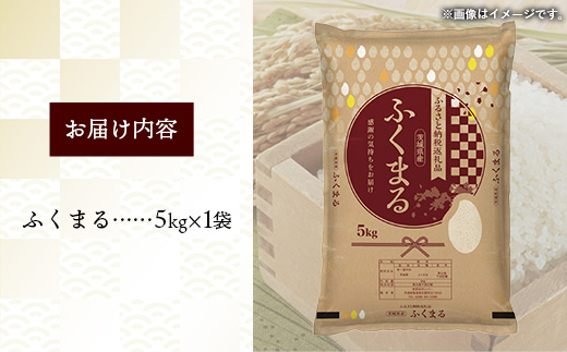 令和7年産 茨城県産 ふくまる 5kg ／ お米 精米 新米 旨味 安心 美味しい 茨城県 五霞町【価格改定】 5kg　¥10,000