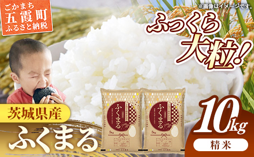 令和7年産 茨城県産 ふくまる 10kg ／ お米 精米 新米 旨味 安心 美味しい 茨城県 五霞町 10kg　¥22,000