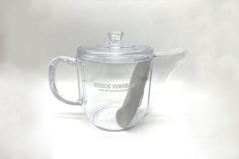 割れないティーポット / 限定ロゴ入り【クリア】