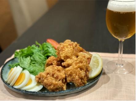 にんにくマシマシ!!若菜亭の特製から揚げ(国産もも肉) 2kg ご家庭で揚げるだけパック ※生冷凍