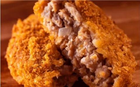 塚原牧場の梅山豚　メンチカツセット