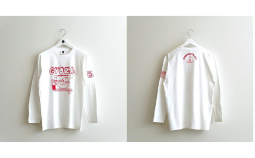 餃子ロンT 水GYOZA ｜ 水餃子 オリジナル 男女兼用 綿100% 栃木県 宇都宮市 トチギマーケット ※北海道・沖縄・離島への配送不可