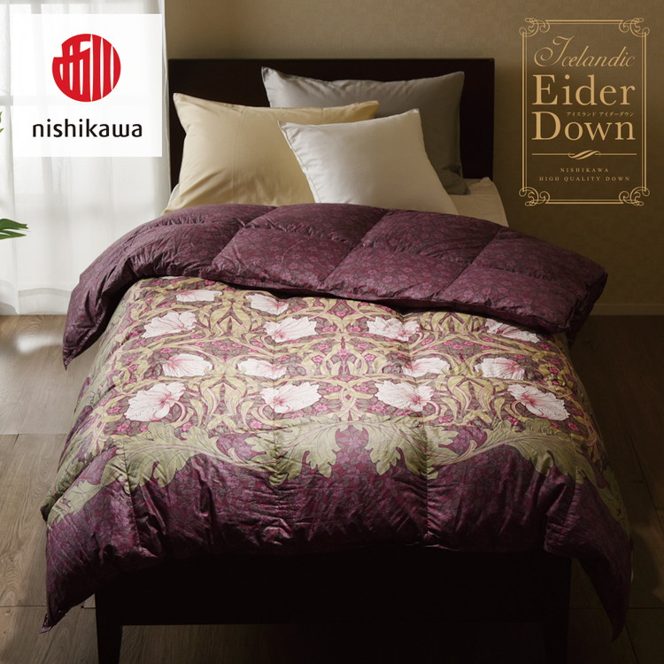 nishikawa（西川）のアイダー羽毛掛けふとん（SL）150×210cm MG1672 KA01189113　※離島への配送不可