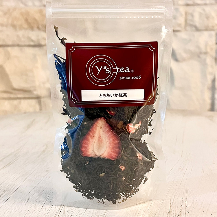 とちあいか 紅茶（リーフ）30g×1袋 | 紅茶 茶葉 フルーツティー Tea いちご 苺 イチゴ プチギフト 栃木県 宇都宮市