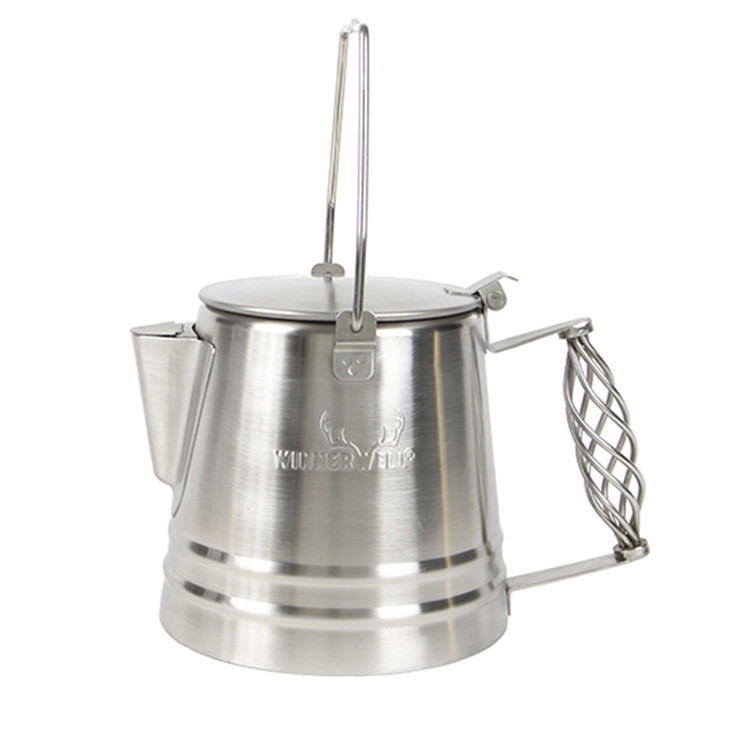 ステンレスケトル 1.0L | tent-Mark DESIGNS テンマクデザイン WILD-1 ワイルドワン キャンプ アウトドアギア テント バーベキュー BBQ ソロキャンプ グランピング イベント