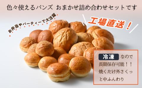 【訳あり】フードロス削減！工場直送バンズ おまかせ詰め合わせセット 20個入り【保存食やバンズパーティー、毎日の朝食やお弁当にも！】 ※着日指定不可