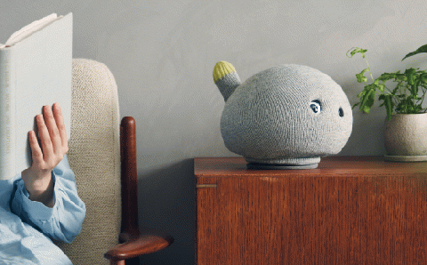 パナソニック ニコボ オナラや寝言も　思わず笑顔になるロボット（ストーングレー） ｜ Panasonic ロボットNICOBO 電化製品 家電 プレゼント ギフト 新生活 一人暮らし ※着日指定不可