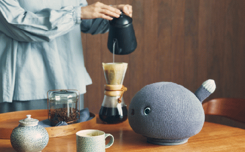 パナソニック ニコボ オナラや寝言も　思わず笑顔になるロボット（スモークネイビー） ｜ Panasonic ロボットNICOBO 電化製品 家電 プレゼント ギフト 新生活 一人暮らし ※着日指定不可