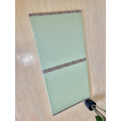 衝撃緩和型畳「ケアケア・ハイハイ畳(R)」 ご年配から赤ちゃんまで安心!安全!置き畳2枚　花縁