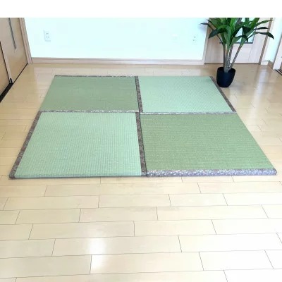 衝撃緩和型畳「ケアケア・ハイハイ畳(R)」 ご年配から赤ちゃんまで安心!安全!置き畳4枚　花縁