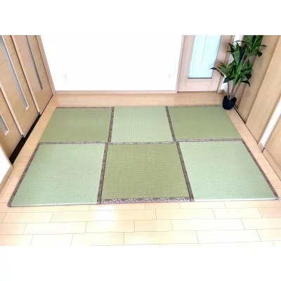 衝撃緩和型畳「ケアケア・ハイハイ畳(R)」 ご年配から赤ちゃんまで安心!安全!置き畳6枚　花縁