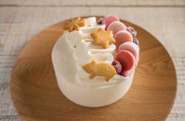 <栃木県/Vivo>ベリーミルクのジェラートケーキ(アイスケーキ) ※北海道・沖縄・離島・九州・山口県への配送不可