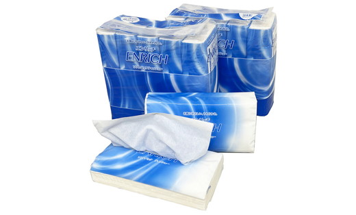 【最短5日発送】ENRICH エンリッチ ソフトパック ティッシュ 300枚（150組）10パック×12個入り 計120個【日本製】| 日用品 消耗品 まとめ買い 常備品 生活用品 ティッシュペーパー