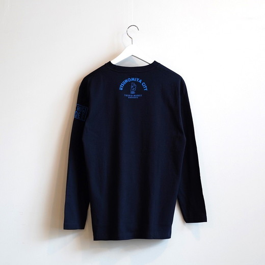 餃子ロンT レコードGYOZA ｜ オリジナル 男女兼用 綿100% 栃木県 宇都宮市 トチギマーケット ※北海道・沖縄・離島への配送不可