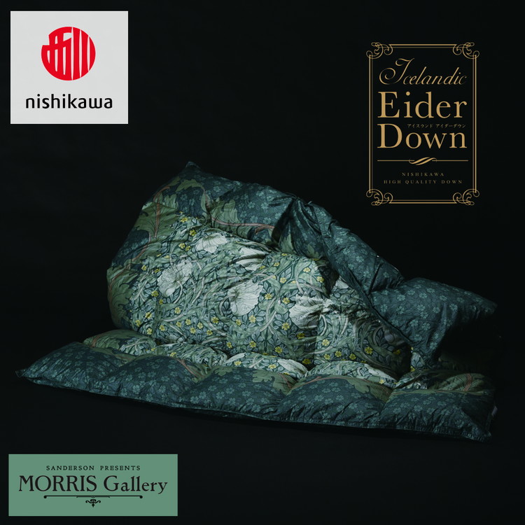 nishikawa（西川）のアイダー羽毛掛けふとん（SL）150×210cm MG1672 KA01189113　※離島への配送不可