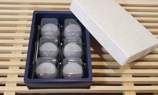 水まんじゅう(こしあん)　6個入　※2024年6月下旬～8月下旬頃に順次発送予定