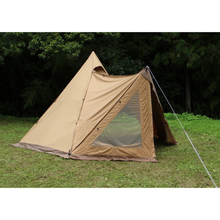 サーカスTC DX専用窓付きフロントフラップサンドカラー | tent-Mark DESIGNS テンマクデザイン WILD-1 ワイルドワン キャンプ アウトドアギア テント バーベキュー BBQ ソロキャンプ グランピング イベント