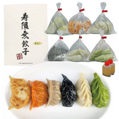 宇都宮餃子 寿限無 餃子のいろどりバラエティセット(6種×各3個・計18個入り)