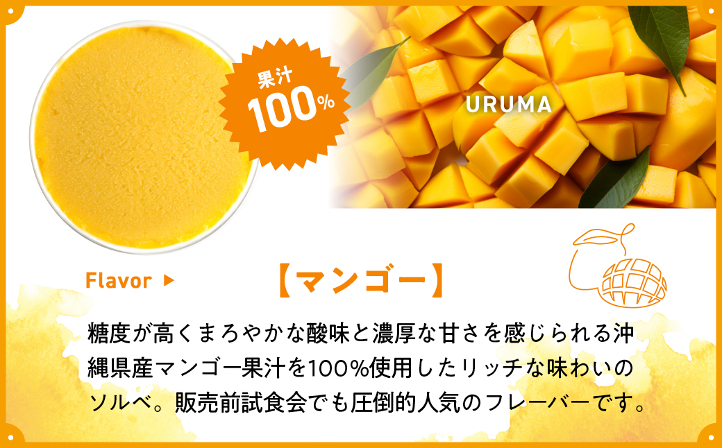 ユアジェラート 宇都宮市×うるま市友好都市記念 オリジナルジェラート 6個セット｜とちあいか マンゴー きび糖 沖縄 琉球 人気 ジェラート 詰め合わせ アイス スイーツ 果汁100% フルーツ プレゼント ギフト 送料無料　※2025年10月上旬～順次発送予定