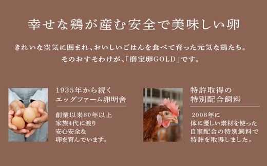 【4ケ月定期便】磨宝卵GOLD/贈答箱 30個入｜ たまご 卵 鶏卵 定期便 栃木県 宇都宮市 ※離島への配送不可