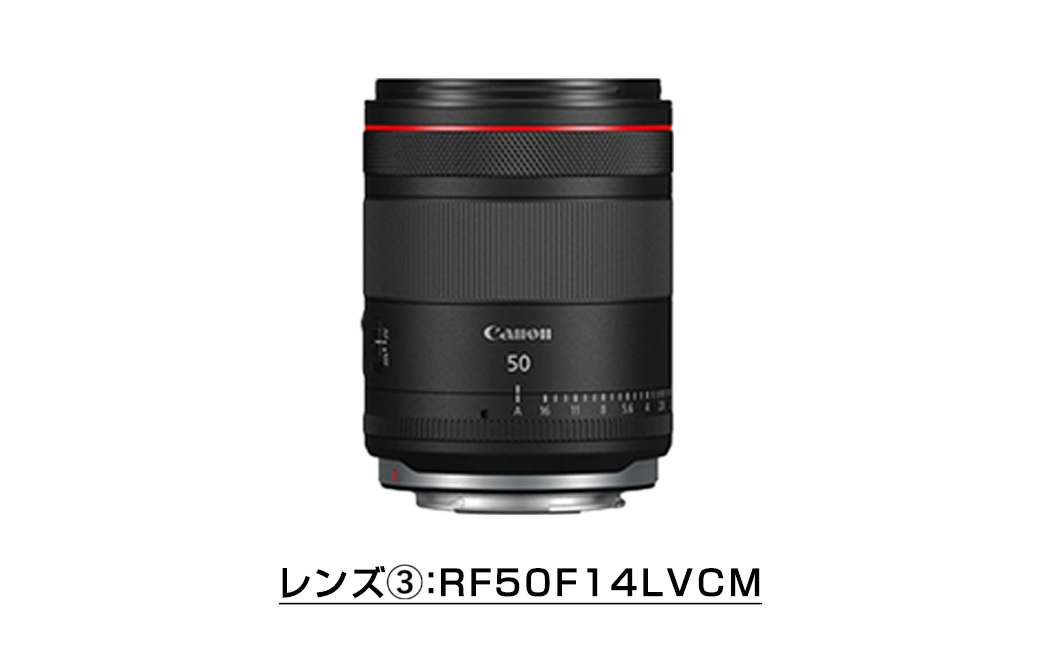 Canon キヤノン ミラーレスカメラ EOS R50V 本体レンズ3本セット レンズ: RF-S1430 , RF70-20028LIS , RF50F14LVCM | 一眼レフ 家電 正規品  交換レンズ