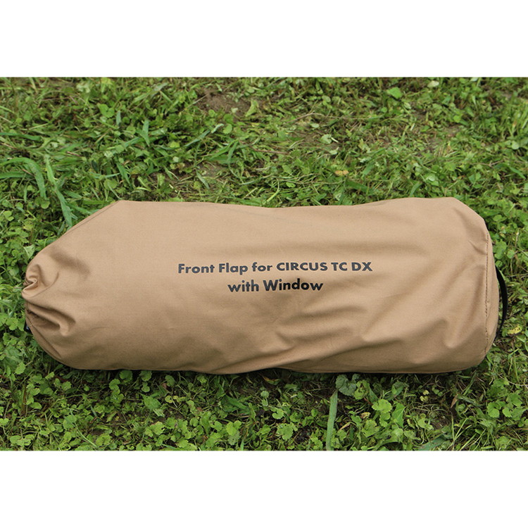 サーカスTC DX専用窓付きフロントフラップサンドカラー | tent-Mark DESIGNS テンマクデザイン WILD-1 ワイルドワン キャンプ アウトドアギア テント バーベキュー BBQ ソロキャンプ グランピング イベント