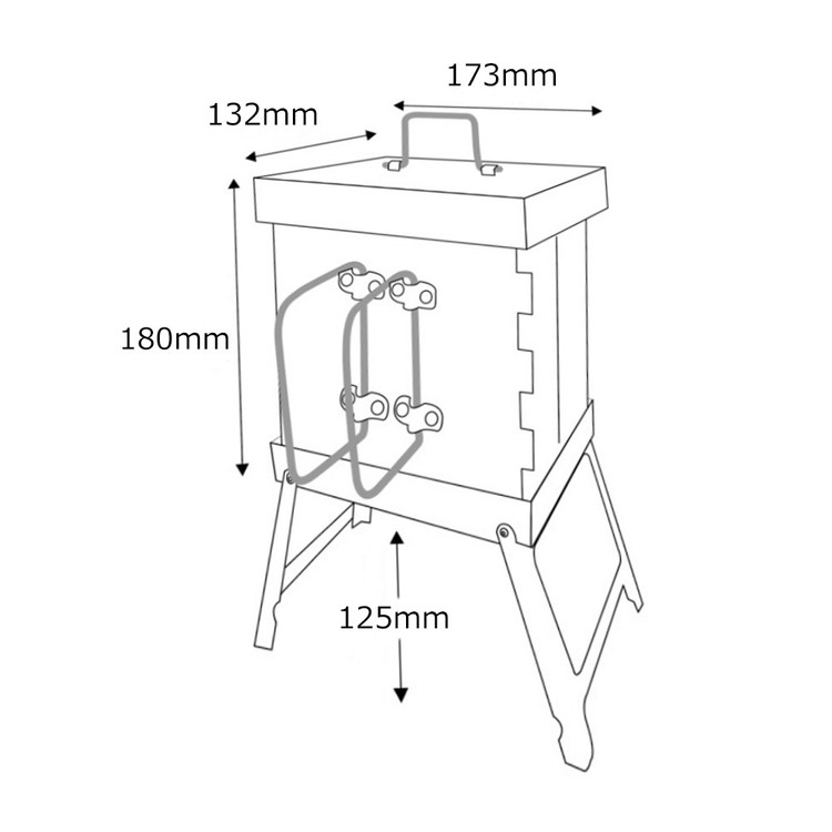 フラットスモーカーハーフ | tent-Mark DESIGNS テンマクデザイン WILD-1 ワイルドワン キャンプ アウトドアギア テント バーベキュー BBQ ソロキャンプ グランピング イベント