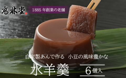 水羊羹　6個入り ※着日指定不可