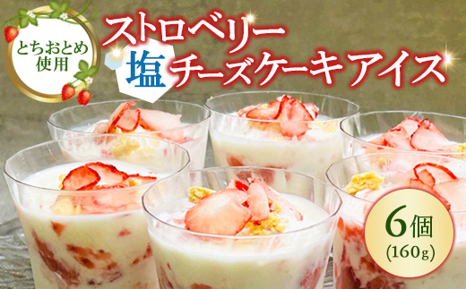 ストロベリー塩チーズケーキアイス 6個セット ※離島への配送不可