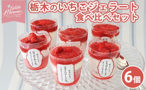 栃木のいちごジェラート食べ比べセット ※離島への配送不可 ※着日指定不可