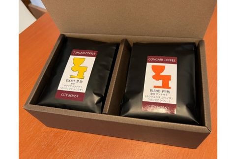 ブレンド芳潤　ブレンド円熟　ギフトセット(粉) [200g × 2袋]【 コーヒー 栃木県 足利市 】 F7Z-1650