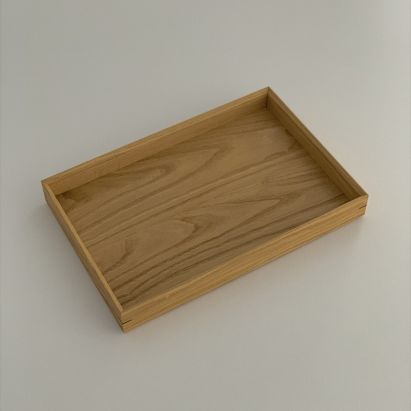 建彦木工/組む箱　（トレー特大）栗材【 栃木県 足利市 】 F7Z-714