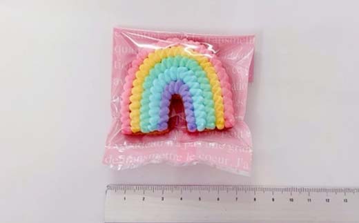 【シュガーフォリア】アイシングクッキー 夢かわ 3種3個セット(レインボー、いちご、リボン)  栃木県産小麦使用！ 個包装 菓子 クッキー オリジナル 手作り かわいい お祝い 誕生日 記念日 イベント 贈答 ギフト プレゼント 栃木県 足利市  F7Z-1433