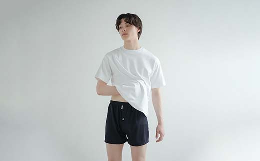 メンズ下着 シルクトランクス (Mネイビー5枚) ZIVANE F7Z-1572