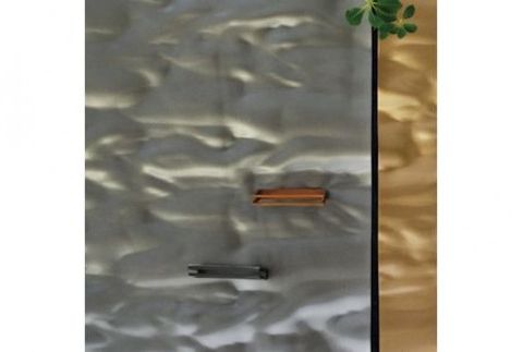 ALART〈アルアート〉　Signage 箸置き　５個２色組（グレー２個・ゴールド３個） テーブルウェア　ナプキンリングとしても使用可　モデルルーム等で使用多数 F7Z-233