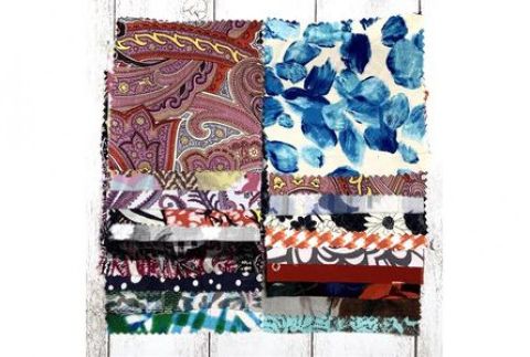 【定期便　３回】 ハギレの 「HAGIREs」　セットB 　10cm×10cm  20枚 (朝日染色株式会社） F7Z-337