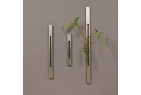 ALART〈アルアート〉　Ditch ディッチ　グレージュ SMLセット 壁面花器　インテリア　　リビングや和室にも　空間を問わずに掛花を楽しめます F7Z-226