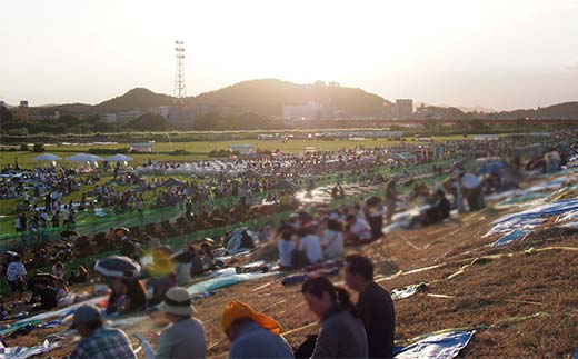 【2025年8月2日(土)】第109回足利花火大会 有料観覧券 ブルーシート席＜1区画＞ 8名定員 花火大会 花火 イベント 行事 夏 券 チケット ペア 家族 大人数 栃木県 足利市 F7Z-1402