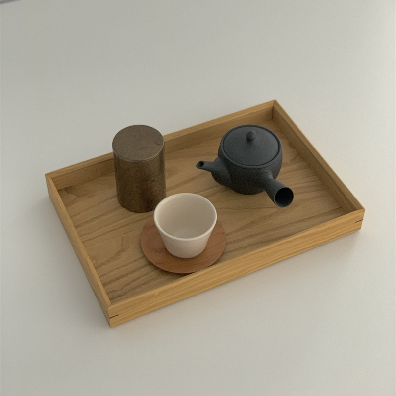 建彦木工/組む箱　（トレー特大）栗材【 栃木県 足利市 】 F7Z-714