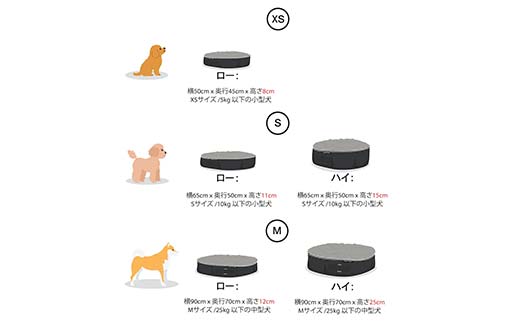 【アンビエントラウンジジャパン】犬ペットラウンジグレー・キルトグレー(XSサイズ)※超小型犬向け LOWタイプ ELITE【 栃木県 足利市 】 ペットベッド ペットラウンジ いぬ 犬 F7Z-1606