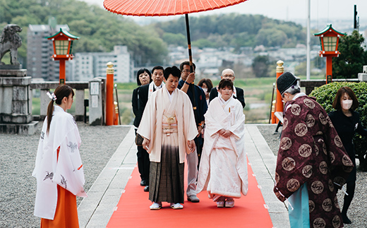 足利織姫神社結婚式利用券 ウェディング 和装 思い出 挙式 着付け 記念 F7Z-1618