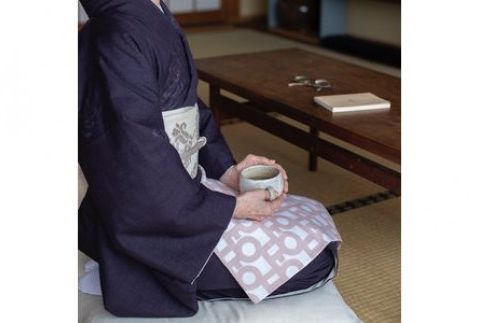 足利型染てぬぐい ASHIKAGA 灰梅 F7Z-155