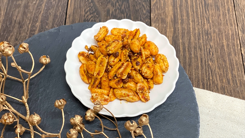 ＜足利みらい応援大使・薮崎シェフ＞名草七味の辛ピーナッツ 150g×2【 栃木県 足利市 】 F7Z-186