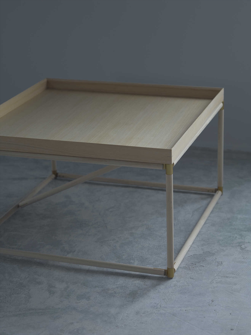 建彦木工/BRACE-0３　ローテーブル＜出荷時期:2025年3月以降順次発送予定＞【 栃木県 足利市 】 F7Z-712