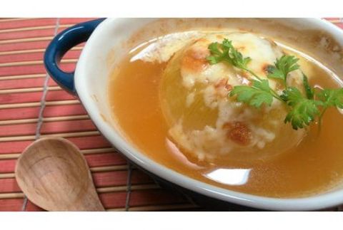 ＜野菜をまるごと食べるスープ　１０個＞　まるごとトマト＆まるごとオニオンのスープ　（２種類×各５） F7Z-173