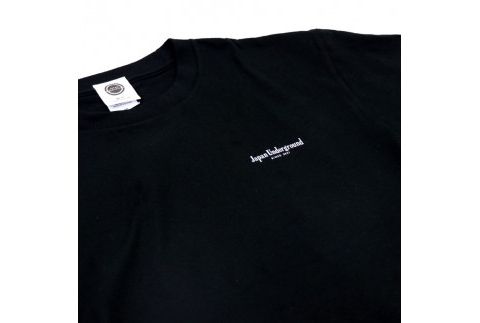 バックプリント 足利市 マンホールTシャツ 黒 L F7Z-561