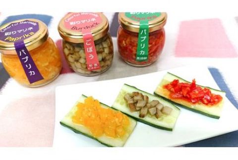 ＜手作り惣菜＞　パンのおともセット　（足利マール牛ときのこの赤ワイン煮、彩りマリネ3種類×各１） F7Z-175