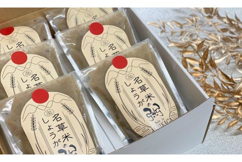 ＜あしかが輝き大使・薮崎シェフ＞ 名草米のしょうが粥 250g×6食 【足利市産コシヒカリ使用】【 栃木県 足利市 】 F7Z-169