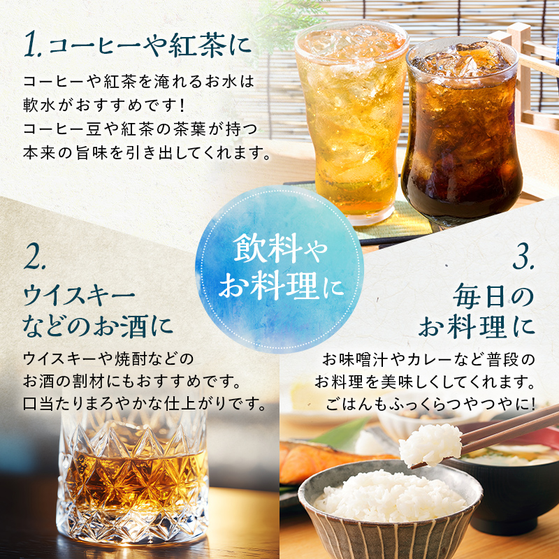 【3回定期便】 水 ミネラルウォーター 天然水 500ml 48本 お水 飲料水 軟水で飲みやすい 備蓄品としてもオススメ F7Z-418